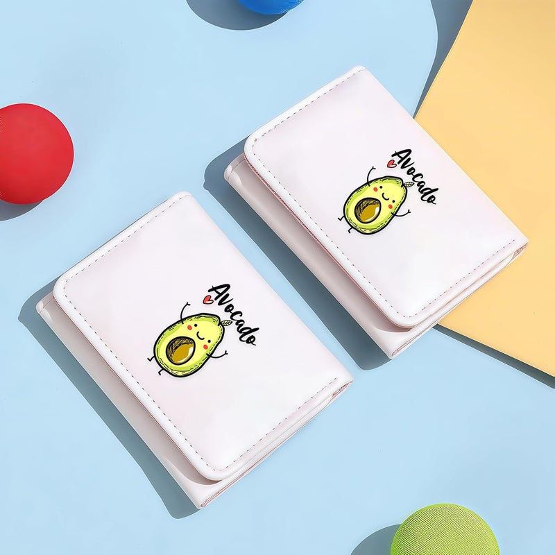 BJDAMAI Avocado Wallet For Teens Kids Girls Age 6,7,8,9,10,11,12, Small Slim Thin Mini Compact Women Wallet, Avocado Lovers Gifts Stuff, Cash Card Coin Pocket Window For Female! - Image 5